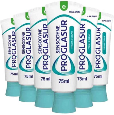 Sensodyne - Tandpasta - Pro Glasur - Fresh & Clean - 75ml x 6