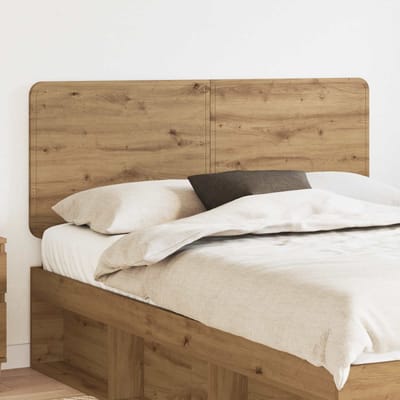 vidaXL Hoofdbord Artisan Eiken Bewerkt hout