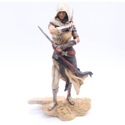 Assassin's Creed Karakter Aya & Bayek 25cm Hoge Kwaliteit PVC Beeld Actiefiguur Model Speelgoed no box gray