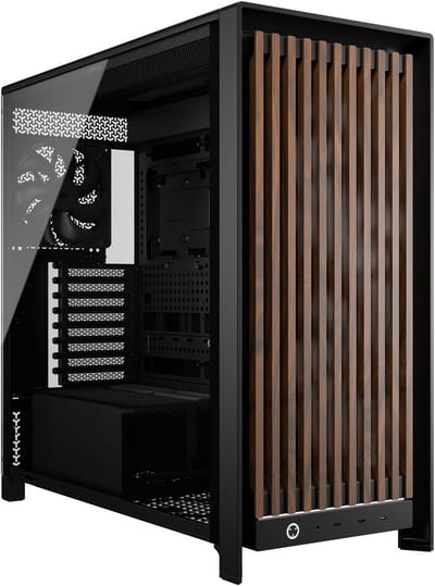 Corsair FRAME 5000D Wood RS Performance - PC-behuizing - Mid-Tower - Zwart