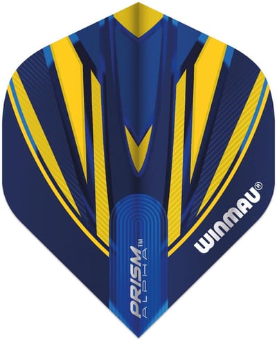 Winmau Prism Alpha Blue & Yellow