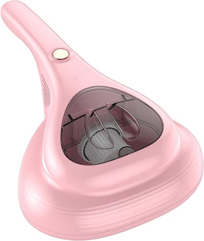 Handstofzuiger - Huisstofmijt Verwijderaar - Bed Reinigen - Met Uv-c Technologie - 345 cm - Roze