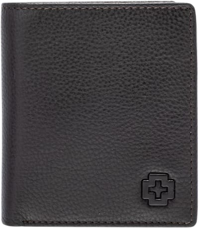 strellson Leren portemonnee Dalston Reno Billfold Dark Brown donkerbruin