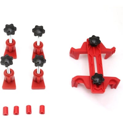 5 Stuks Universele Nokkenas Vergrendelhouder Auto Motor Timing Vergrendelgereedschap Dubbele/Enkele Nokkenas Houder Distributieriem Fixator Wisselaar red