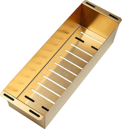Lorreine Colan inzetbakje gold (alleen voor Lorreine spoelbakken)