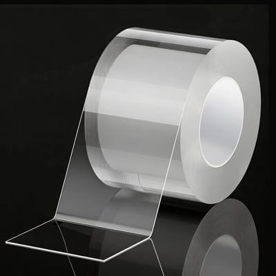 SnelShoppen - Zelfklevende Raamafdichting Tape 5cm x 10m Transparant Waterdicht Weerstrip voor Ramen en Deuren - Blokkeert Koude Lucht, Stof en Regen