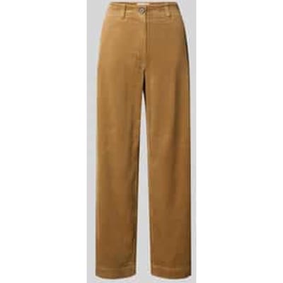 Regular fit corduroy broek van puur katoen