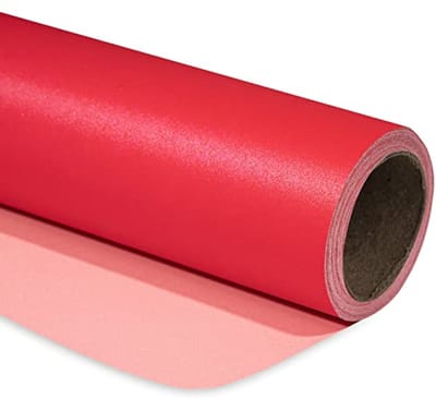 Rode Matte Inpakpapier - 43,2 cm x 10 m - Effen Kleur Moederparel - Perfect voor Verjaardag, Bruiloft, Kerst, Babyshower