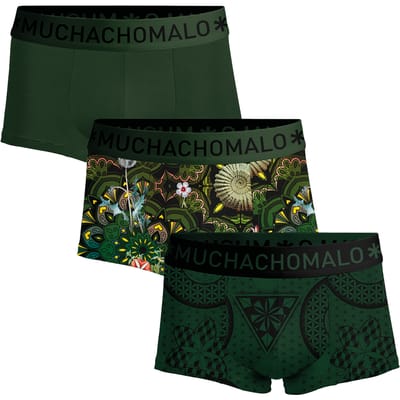 Muchachomalo Heren Trunks - 3 Pack - Maat L - 95% Katoen - Mannen Onderbroek