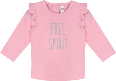Ducky Beau Longsleeve Pink - T-shirt - Lange Mouwen - Meisjes - Roze - Maat: 92