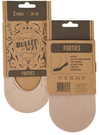 Muller And Sons Since 1853 Footies Beige 35-38