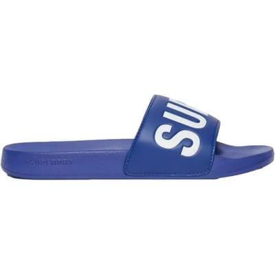 Superdry Code Core Badslippers Blue Grootte: 6-7