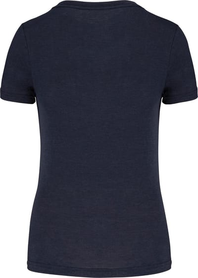 PROACT® Damessport-T-shirt triblend met ronde hals PA4021 - French Navy Heather - XS