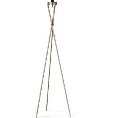 Home Sweet Home - Klassieke vloerlamp voet Tripod voor lampenkap - Messing - 48/48/149cm - gemaakt van Metaal - geschikt voor E27 LED lichtbron -