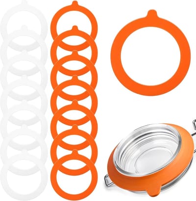 Set van 15 Vervangende Rubberafdichtingen voor Weckpotten, Herbruikbaar en Lekvrij, Ideaal voor Bewaren en Inmaken