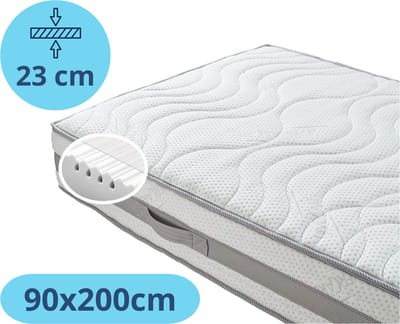 Densi HR - Matras - 90x200 - Orthopedisch Koudschuim - 7 Comfortzones - Medisch & Ventilerend - Anti-Allergisch - Stevig en Comfortabel - 23cm dik