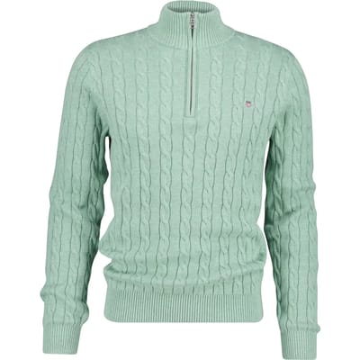 Pull 1/2 zip gedraaide brei Gant