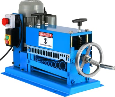VEVOR Stripper Kabel Strip Machine 370W 1,5-38 mm Aangedreven Elektrische Draadstripmachine 10 Bladen 10 Kanalen Industrieel Verstelbaar