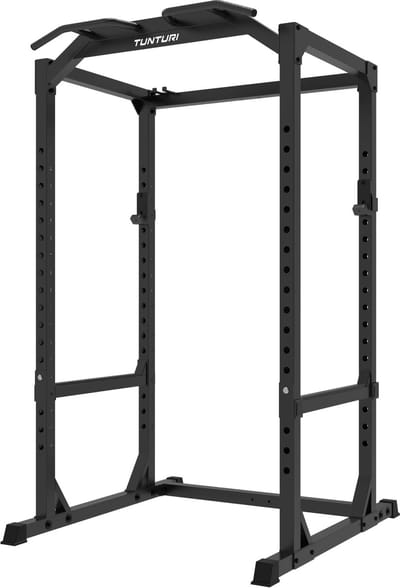 Tunturi PR60 Power Rack Krachtstation - Fitnessmachine voor het hele lichaam - Plate loaded homegym - Maximaal 300 kg belastbaar