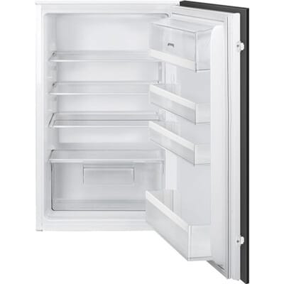 SMEG Inbouw koelkast Koelkast, Universeel, Enkeldeurs, Inbouw, Positie scharnier: Rechts, Deur omkeerbaar: Ja, Wit
