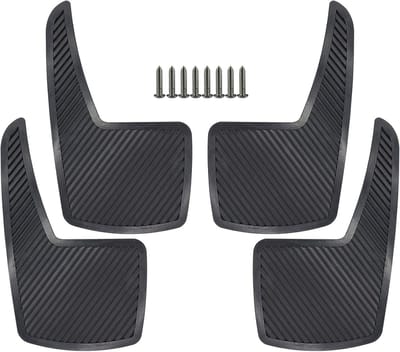 Rubber Universele Auto Spatlappen - 4 Stks Heavy Duty Splash Guards Voor Achter Volledige Set Racing Rally Off Road 21x36 cm