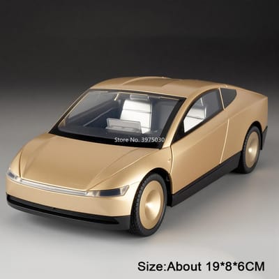1:24 Modèles de Voitures en Alliage Robotaxi Jouets Moulés Sous Pression Avec Lumière Sonore Modèle Miniature Portes Ouvrantes Véhicules Jouet Pour L'Éducatif Ludique des Enfants