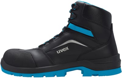 Uvex 2 Xenova werkschoen hoog S3 95562 - Zwart/Groen - 40