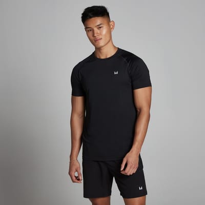 MP trainingsshirt met korte mouwen voor heren - Zwart - XXS