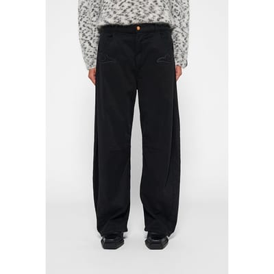 10DAYS Horse Riding Pants Tencel Black Größe: XXS | Straight Jeans Outlet | Damen | Schwarz