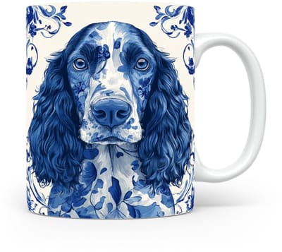 Mok Ierse setter Beker voor koffie of tas voor thee, cadeau voor dierenliefhebbers, moeder, vader, collega, vriend, vriendin, kantoor, opa, oma, hond, kerst, sinterklaas, verjaardag