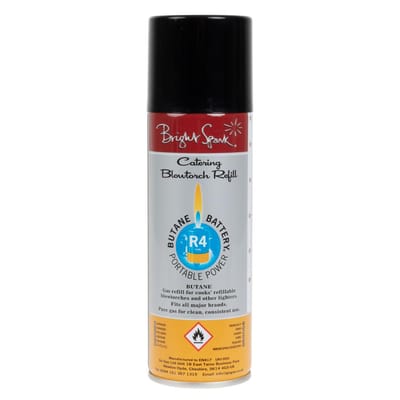 Bright Spark Butaan Gasvulling 125g - Met 8 verschillende verloopstukjes