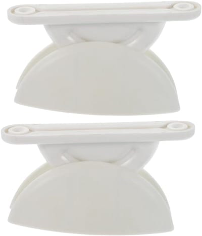 Deurvanger Set - Deurstopper - Stabiele Deur - Geluiddempend Ontwerp - 7.5 cm - Wit