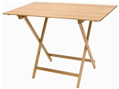 Inklapbare Tafel van Beukenhout - Ruimtebesparend & Duurzaam, 80 x 60 x 75 cm voor Binnen en Buiten