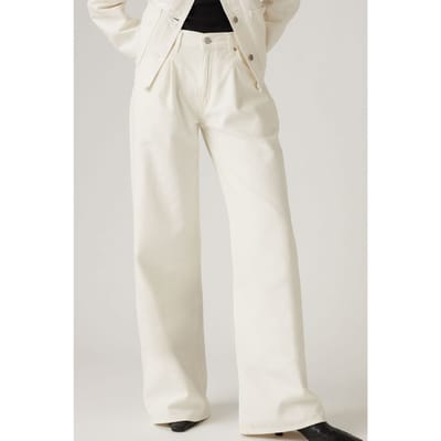 Levi's Baggy Dad Wide Leg Lightweight Jeans Maat: W23L30 | Straight Jeans Outlet | Dames | Ecru