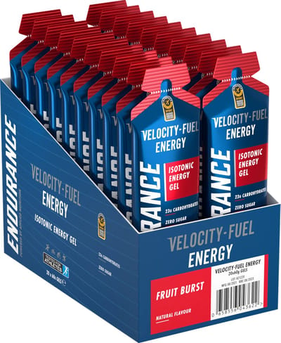 Applied Nutrition Endurance Energy Gel (20x60ml) Fruit Burst - Energie & Uithoudingsvermogen - Energie Gels