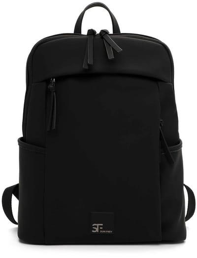 SURI FREY rugzak met laptopvak SFY Shiny Cityrucksack Black zwart