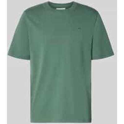 T-shirt met labelstitching model 'Bobby'