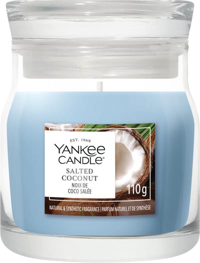 Yankee Candle - Salted Coconut Small Jar Geurkaars - tot 30 branduren
