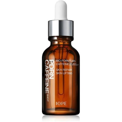IOPE PDRN Caféine Shot Sérum 30ml + 5ml x3 Ensemble Ampoule Raffermissante Revitalisante
