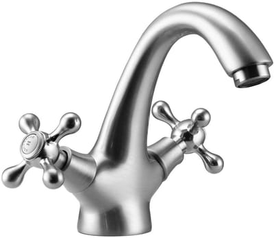 Aquanello Heritage Ascot Klassieke Nostalgische Wastafelmengkraan RVS NB-4101-HA