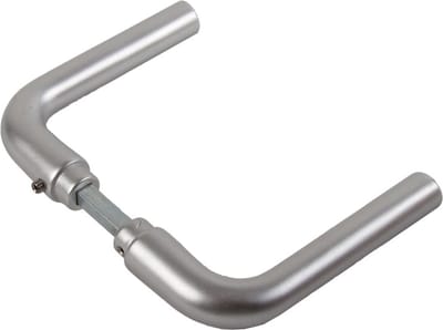 Ami Deurkruk - L-model - 123x60mm - aluminium F-1 - 54-61mm deurdikte