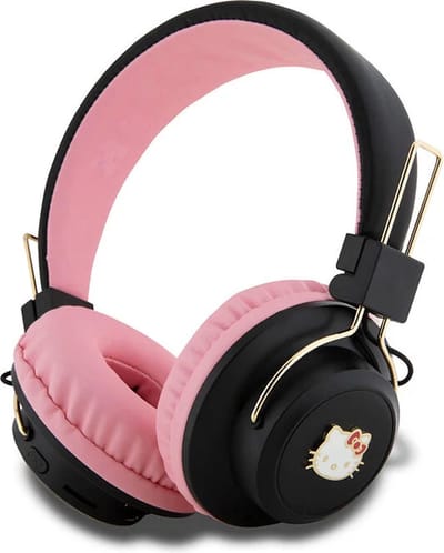 Hello Kitty On-Ear Metal Logo - Bluetooth Koptelefoon - Roze