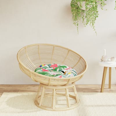 vidaXL - Kussen - rond - Ø - 60x11 - cm - oxford - stof - meerkleurig