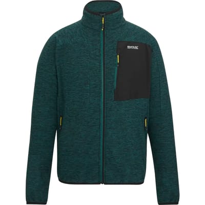 Scaris fleecevest met volledige ritssluiting voor heren, gemêleerd model