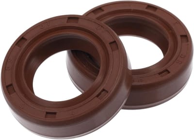Dubbele Lip Olieafdichting met Stalen Veer voor Roterende As - Hoge Druk FKM Rubber 16x26x7 mm, 2 Stuks, Universeel Gebruik