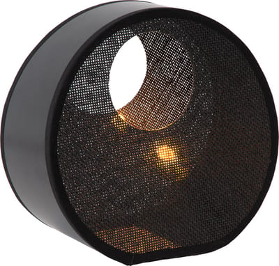 Lucide LOXIA - Tafellamp - Ø 26,5 cm - 1xE14 - Zwart
