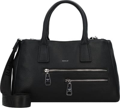 REPLAY Handtas Schoudertas Handbag Black Zwart