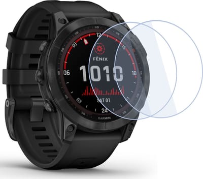 2x Geschikt voor Garmin Fenix Geschikt voor Garmin Fenix 7 / Fenix 7 Solar / Fenix 7 Pro Solar / 7 Sapphire / 7 Pro Sapphire / 7 Sapphire / 7 Pro Sapphire Screenprotector - Beschermglas Folie