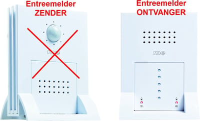 M-E DGF-300 RX ENTREEMELDER Toegangsmelder Winkelbel - EXTRA ONTVANGER