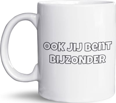 NietMokken.nl - Grappige mok - Ook jij bent bijzonder, bijzonder vervelend - Beide zijden bedrukt - Vaatwasser- en magnetronbestendig - Leuk als cadeau - Keramische beker 325ml